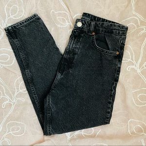 Zara Mom Fit Jeans - Black